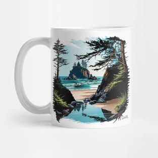 Secret Beach Oregon Mug